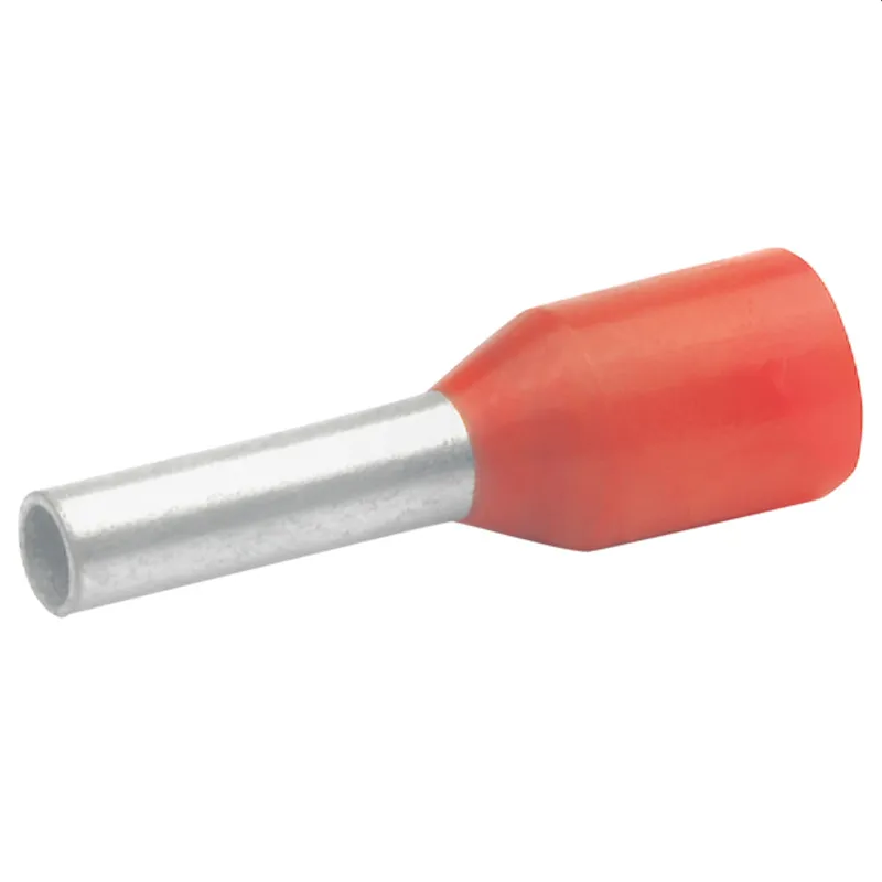Klauke Aderendhülse n. DIN 1qmm 10mm rot VZ isoliert 47110
