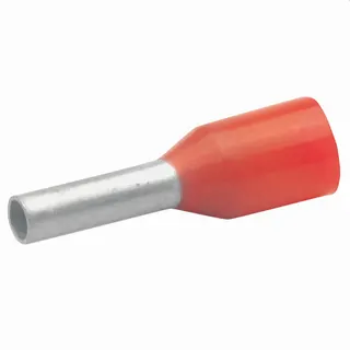 Klauke Aderendhülse n. DIN 1qmm 8mm rot VZ isoliert 1718
