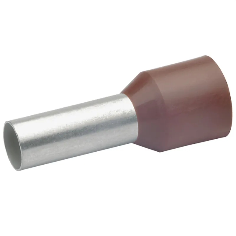 Klauke Aderendhülse n. DIN 10qmm 18mm braun VZ isoliert 17618