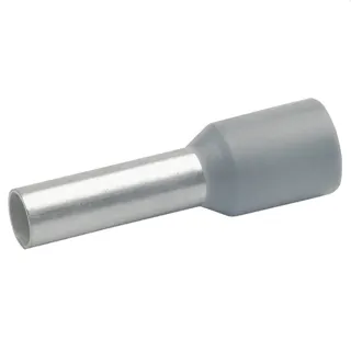 Klauke Aderendhülse n. DIN 4qmm 10mm grau VZ isoliert 47410