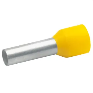 Klauke Aderendhülse n. DIN 6qmm 12mm hellgelb VZ isoliert 47512
