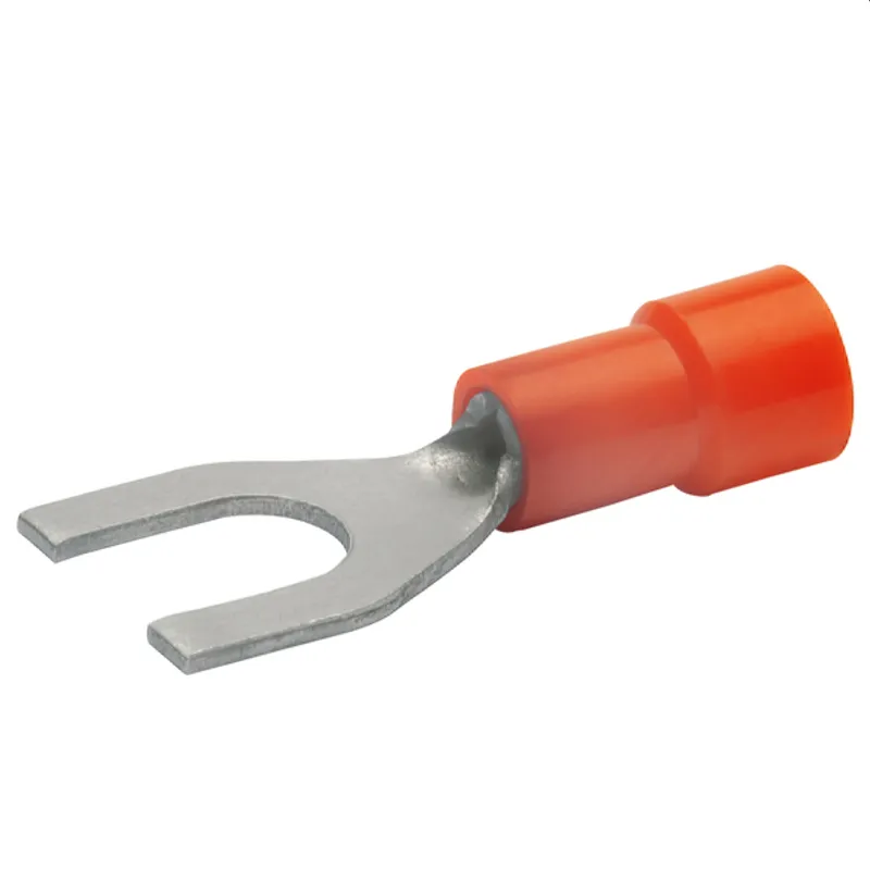 Klauke Quetschkabelschuh n. DIN Gabelform M4 0,5-1qmm isoliert 620C4