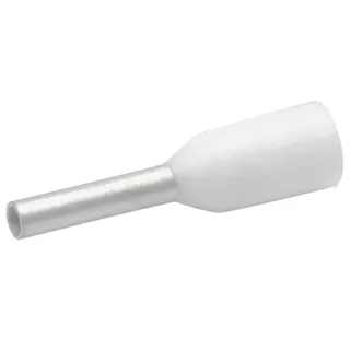 Klauke Aderendhülse n. DIN 0,5qmm 8mm weiss VZ isoliert 1698