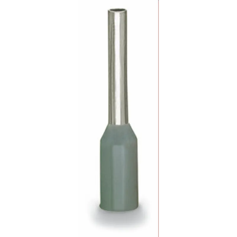 WAGO Aderendhülse Hülse für 0,75 mm? / AWG 18 mit Kunststoffkragen grau 216-222