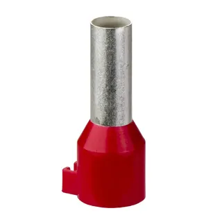 Schneider Electric Aderendhülse DZ5 gem. DIN 10mm2/AWG8 rot 100 Stück DZ5CA102D