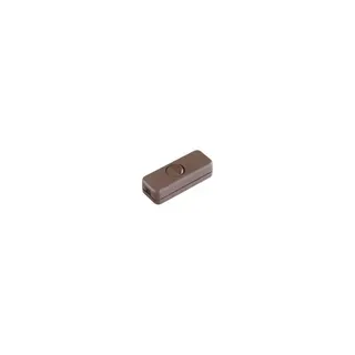 Bachmann Schnur-Zwischenschalter 924.038 1polig braun/braun
