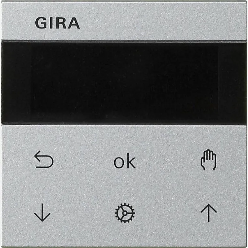 Gira Jalousie- und Schaltuhr 536626 Display System 55 F alu 536626