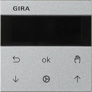 Gira Jalousie- und Schaltuhr 536626 Display System 55 F alu 536626