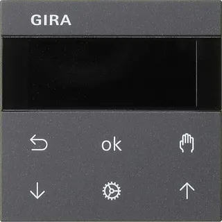 Gira Jalousie- und Schaltuhr 536628 Display System 55 anthrazit 536628