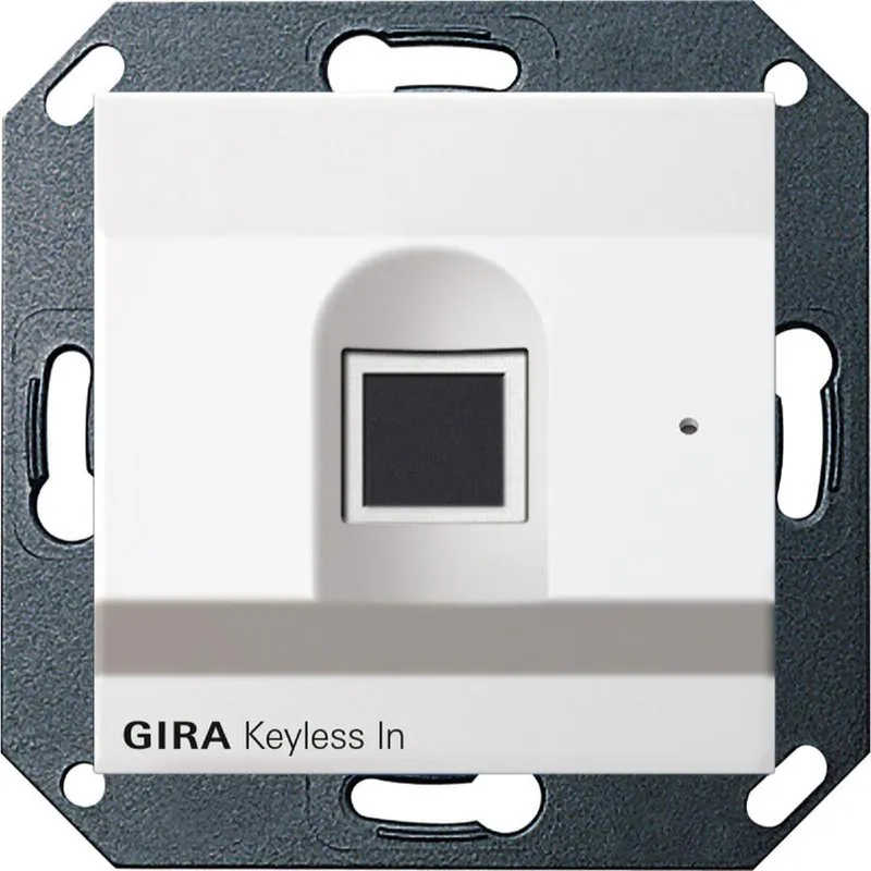 Gira Keyless In 261703 Fingerprint System 55 reinweiss 261703