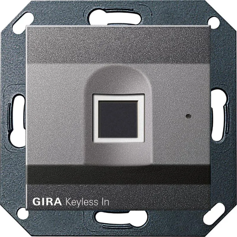 Gira Keyless In 261728 Fingerprint System 55 anthrazit 261728