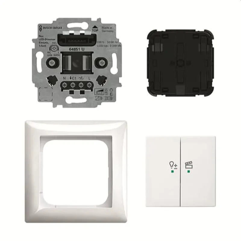 Busch-Jaeger LED-Dimmer Set 62851 UJ-914-WL flex WL, alpinweiß
