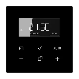 Jung LB-Management Raumthermostat-Display, Serie LS, schwarz LS1790DSW