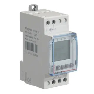 Legrand Digitalschaltuhr 412631 D21 Woche 1Kanal