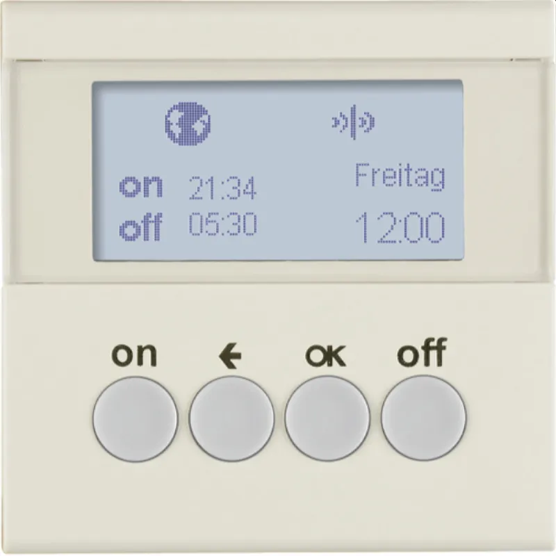Berker Funk-Zeitschaltuhr 85745282 weiss glänzend 85745282