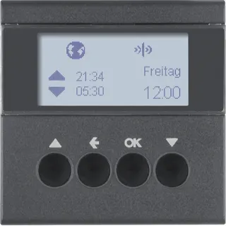 Berker Funk-Jalousie-Schaltuhr 85745185 anthrazit matt 85745185