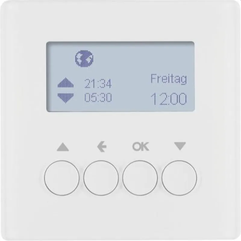 Berker Zeitschaltuhr M385741129 polarweiss samt
