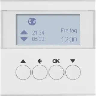 Berker Zeitschaltuhr M385741189 polarweiss glaenzend