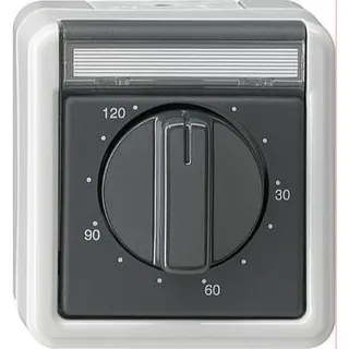 Gira Zeitschalter 032130 120 min WG AP grau