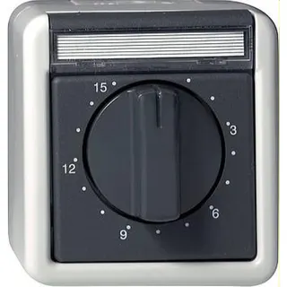Gira Zeitschalter 032030 15 min WG AP grau