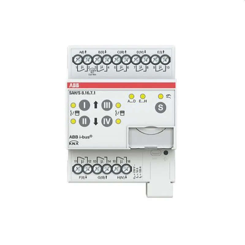 ABB Schalt-/Jalousieaktor SAH/S8.16.7.1 8fach 16A REG