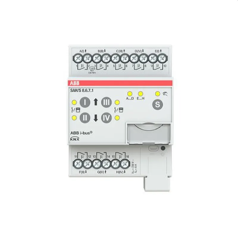 ABB Schalt-/Jalousieaktor SAH/S8.6.7.1 8fach 6A REG