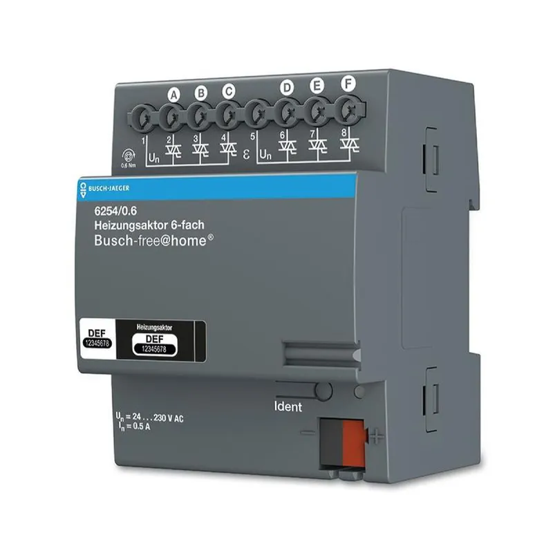 Busch-Jaeger 6254/0.6 6fach REG Aktor