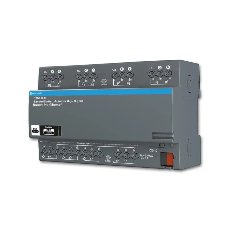 Busch-Jaeger 6251/8.8 8/8fach Schaltaktor/-sensor
