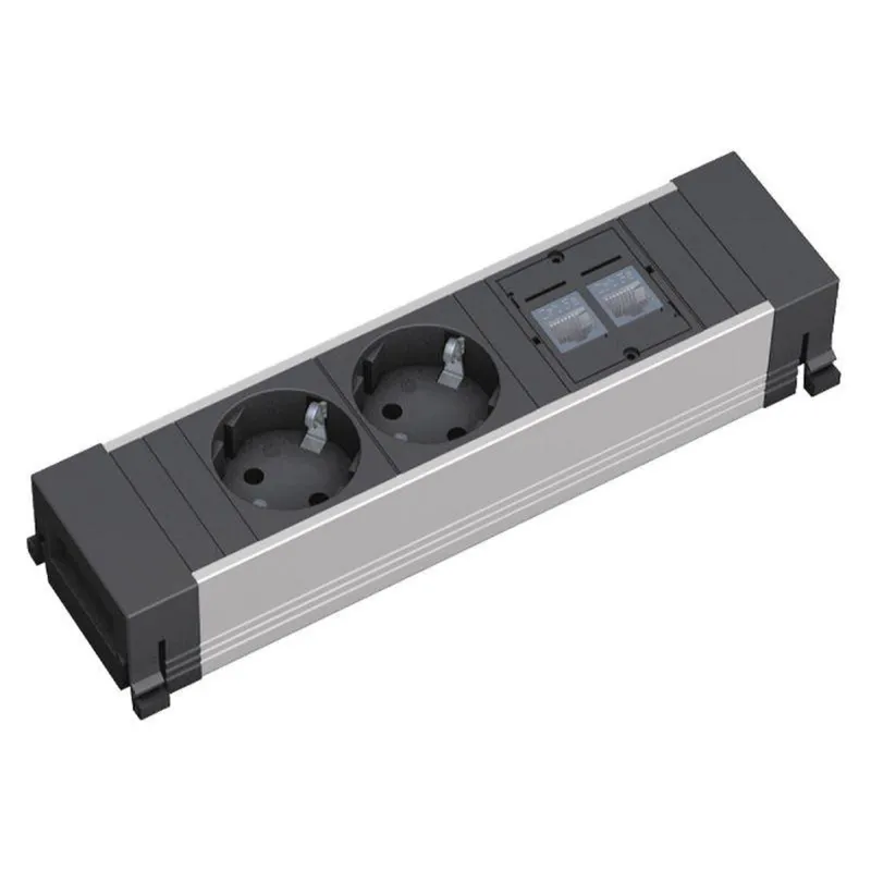 Bachmann Steckdosenleisten 317.101 2xSCHUKO 2xCAT5e