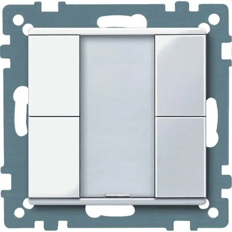 Merten Taster 617225 2fach aktivweiss glaenzend System