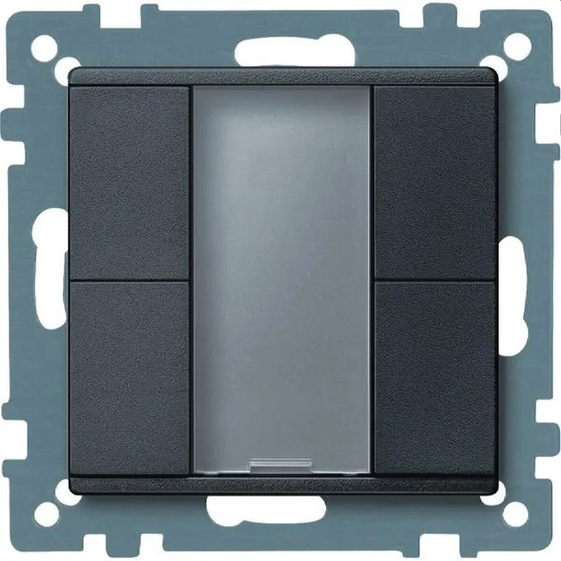 Merten Taster 627614 2fach plus anthrazit System M