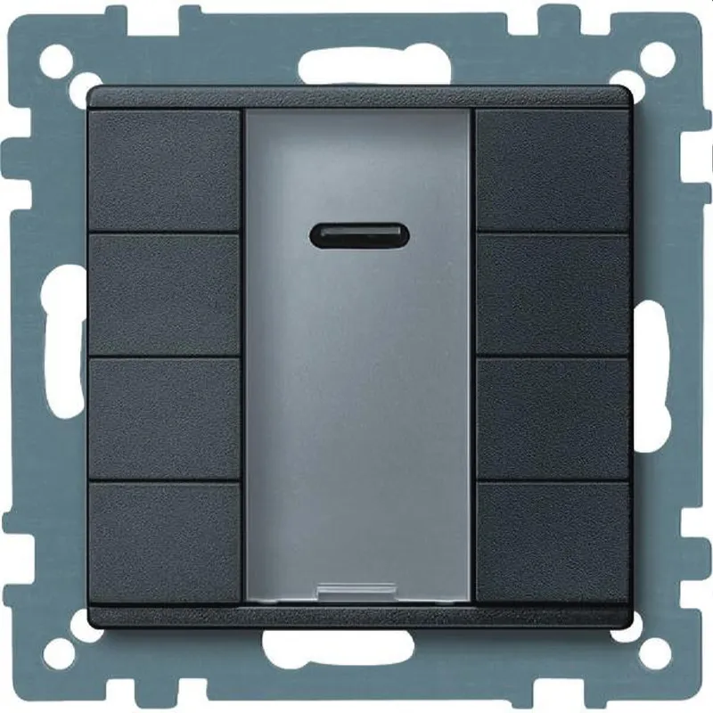 Merten Taster 627914 4fach plus anthrazit System M