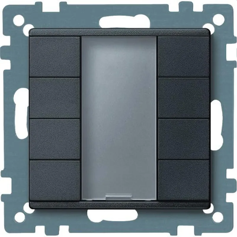 Merten Taster 627814 4fach plus anthrazit System M