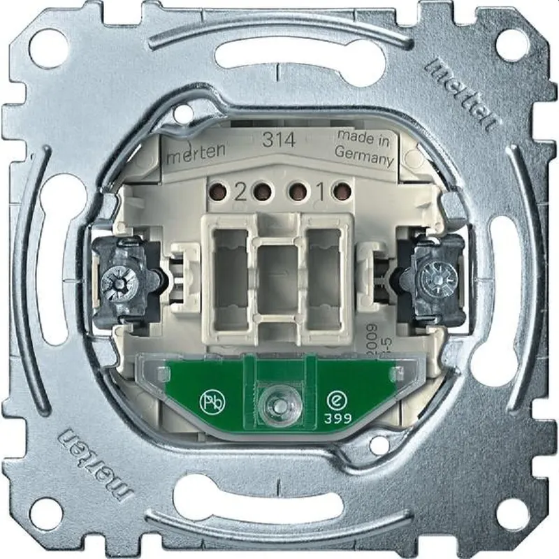 Merten Schaltereinsatz MEG3106-0000 1polig 10AX AC250V