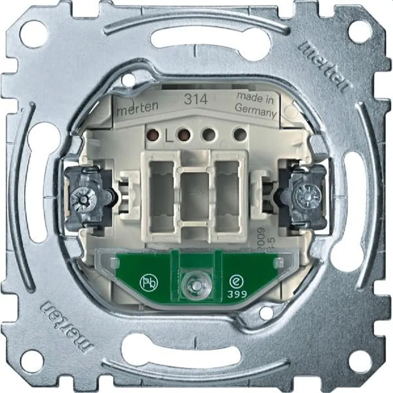 Merten Schaltereinsatz MEG3136-0000 1polig 10AX AC250V