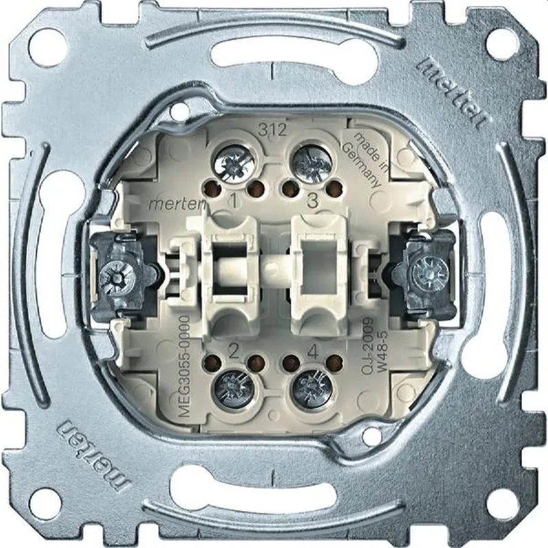 Merten Tastereinsatz MEG3055-0000 2 Schl. 1polig 10A AC250V