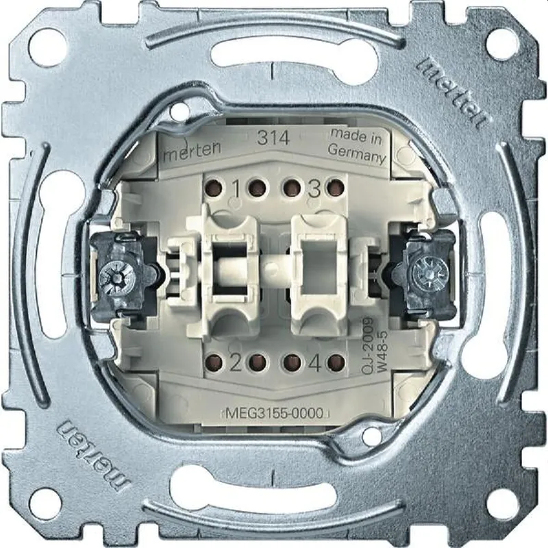 Merten Tastereinsatz MEG3155-0000 2 Schl. 1polig 10A AC250V