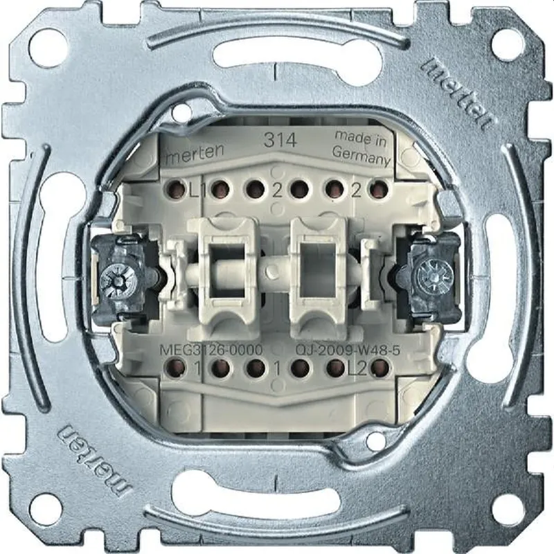 Merten Schaltereinsatz MEG3126-0000 1polig 10AX AC250V