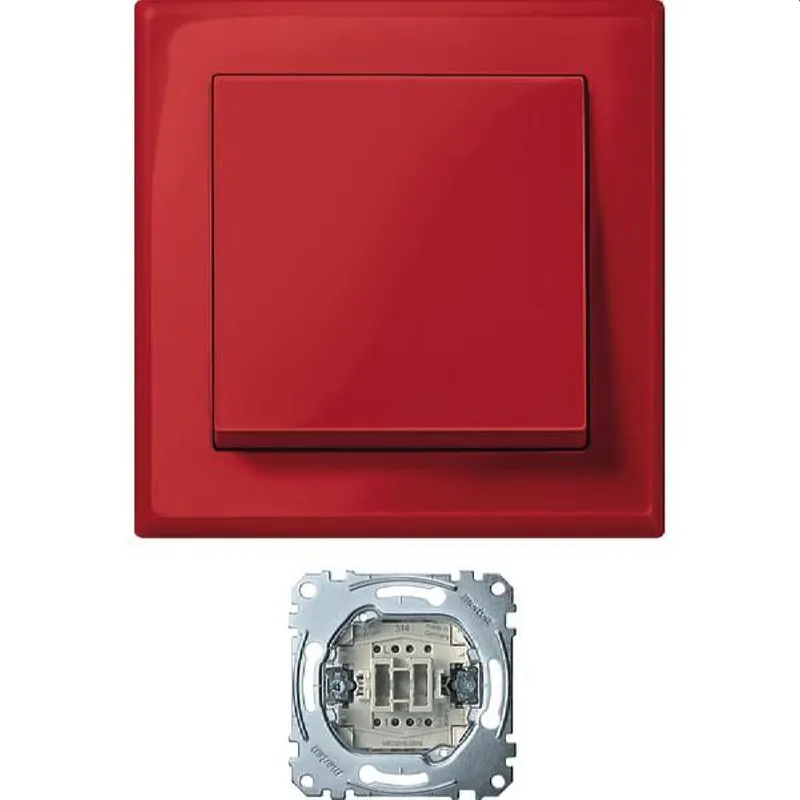 Merten Schalter MEG3341-1406 Jumbo rubinrot M-SMART