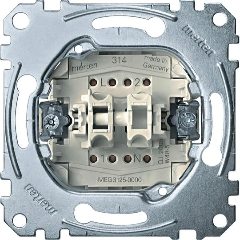 Merten Schaltereinsatz MEG3125-0000 1polig 10AX AC250V