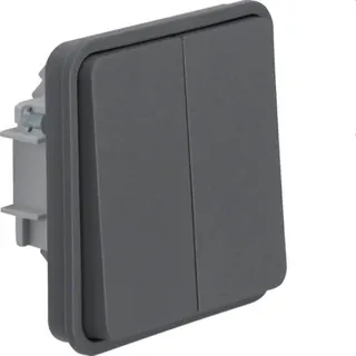 Berker Schaltereinsatz M330483515 2fach lichtgrau