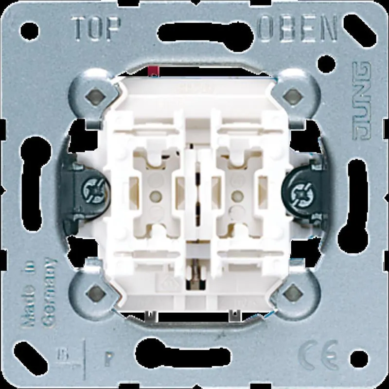 Jung Doppeltaster, 2 Schließer, 10 A 250 V ~ 535U