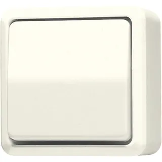 Jung Wippschalter, Kreuz, 10 AX 250 V ~, AP 600, weiß 607A