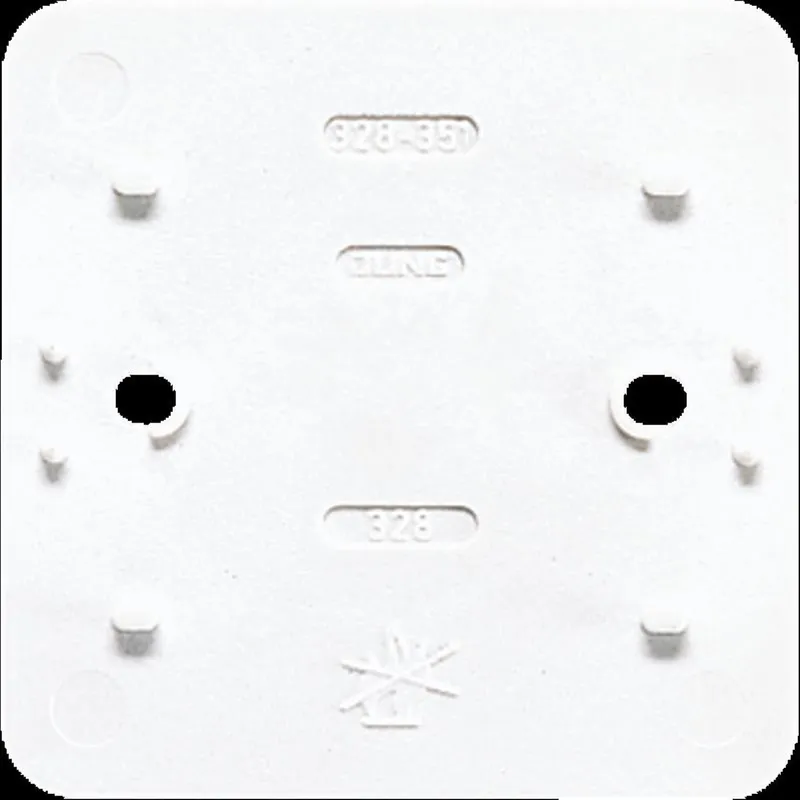 Jung Bodenplatten für die Serie AP 600 1fach, für Einzelgeräte, AP 600, weiß 328