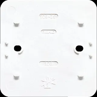 Jung Bodenplatten für die Serie AP 600 1fach, für Einzelgeräte, AP 600, weiß 328