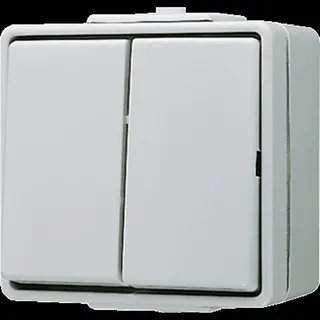 Jung Wippschalter, Serien, 10 AX 250 V ~, IP 44, WG 600 605W