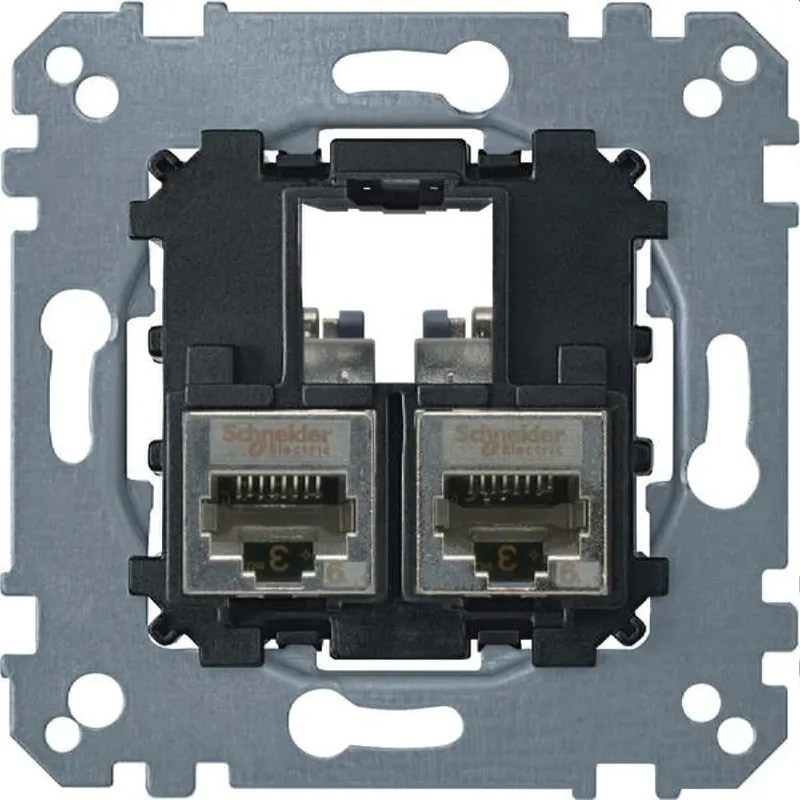 Merten Tragplatte MEG4576-0022 RJ45 Cat6A STP