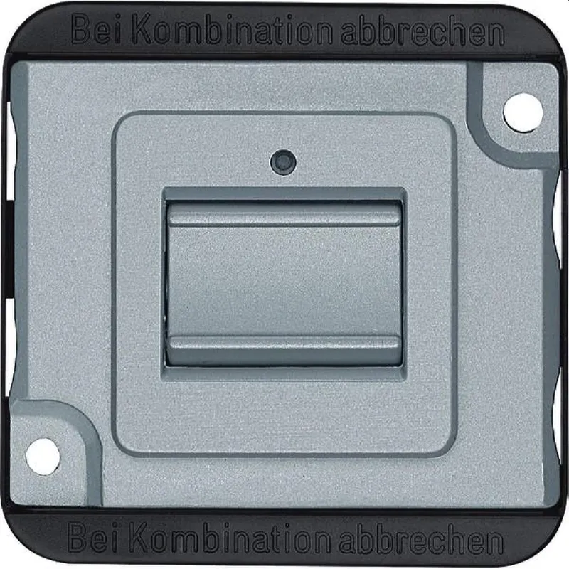 Merten Tastereinsatz MEG3156-7060 1polig 10A mattsilber