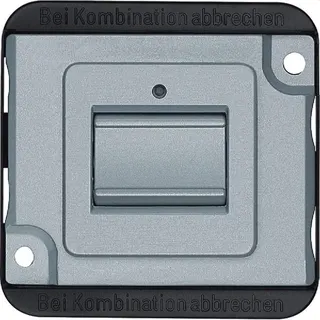 Merten Tastereinsatz MEG3156-7060 1polig 10A mattsilber