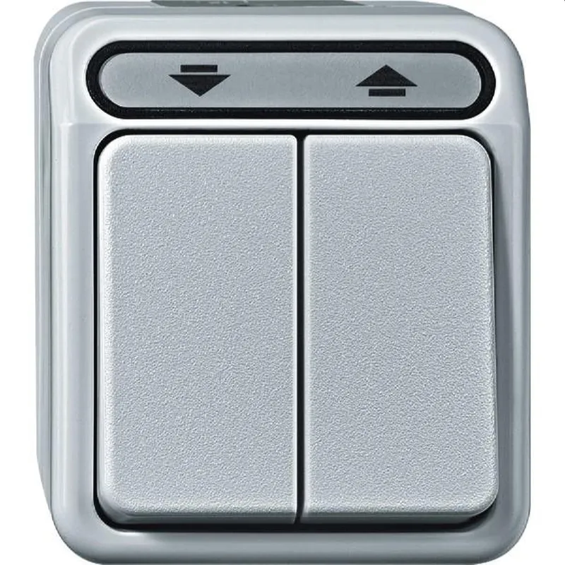 Merten Rolladentaster MEG3755-8019 1polig polarweiss